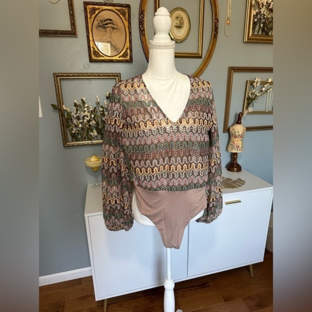 Jen’s Pirate Booty Patterned Bodysuit